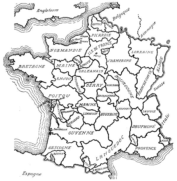 Image Historic Regions of FRANCE 